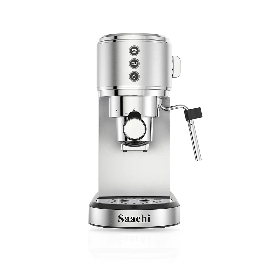 Saachi NL-COF-7064-ST 20-Bar 3-in-1 Coffee Maker, 1350W Multi-Capsule Espresso Machine Compatible with Nespresso, Dolce Gusto & Ground Coffee, Italian ULKA Pump, 1L Removable Water Tank, Thermoblock Heating, Cup Warmer & 30-Minute Auto Shut-Off – Silver 4