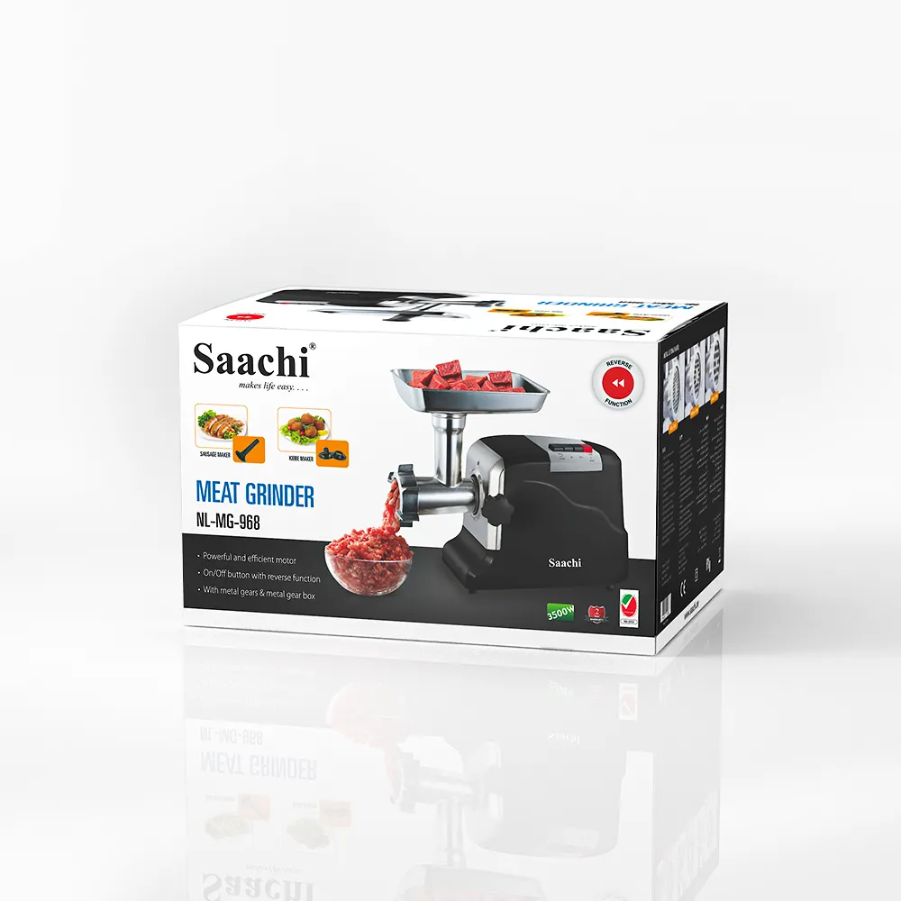 Saachi Meat Grinder NL-MG-968-BK