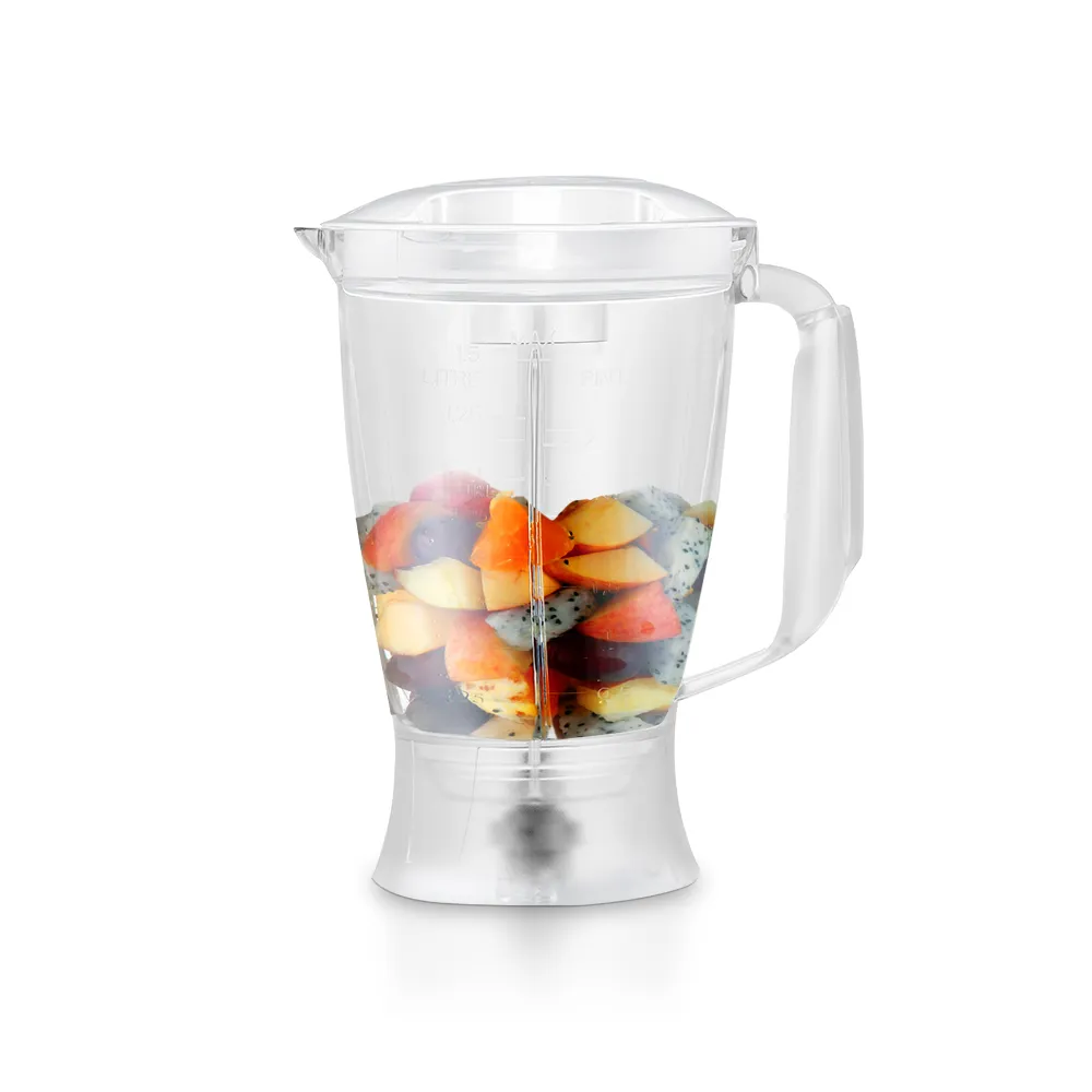 Saachi NL-BFC-4964-WH All-in-One Food Processor, 500W, 1.5L Blender Jar, 1.2L Chopper Bowl, 2 Speeds with Pulse, Citrus Juicer, Slicer & Shredder – White 3