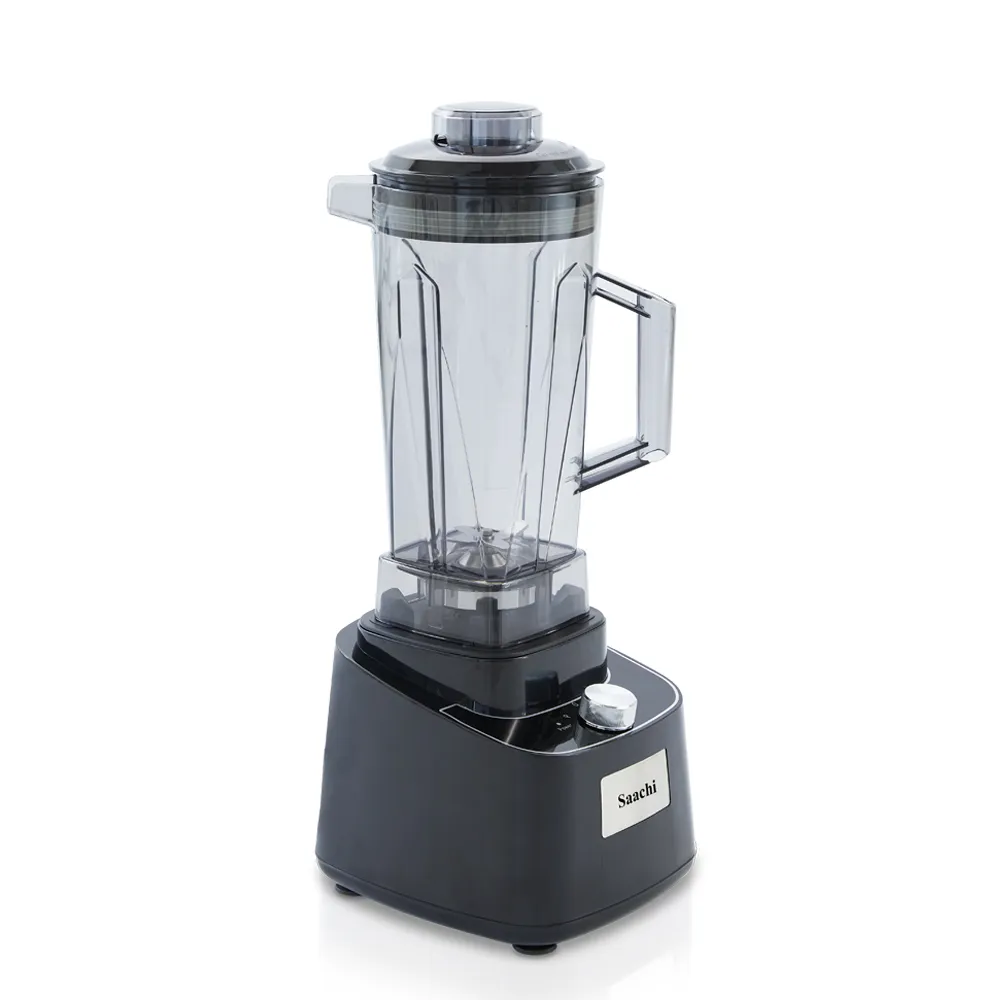 Saachi NL-BL-4408-BK 2L High-Power Blender, 1500W Copper Motor, Variable Speed with Pulse, 304 Stainless-Steel Blades, Unbreakable Jar, Anti-Skid Base & Overheat Protection – Black