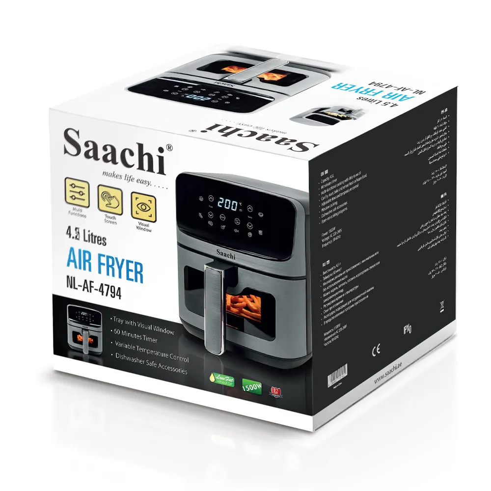 Saachi 4.5L Air Fryer NL-AF-4794-GY 4