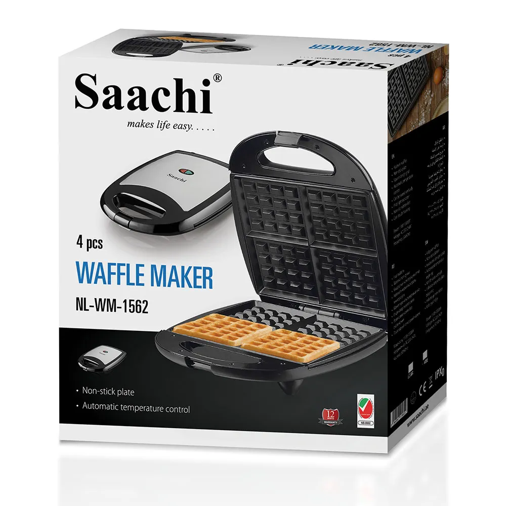 Saachi 4-Pieces Waffle Maker NL-WM-1562
