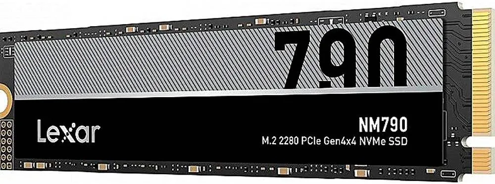 Lexar 1TB High Speed PCIe Gen 4X4 M.2 NVMe, up to 7400 MB/s read and 6500 MB/s write LNM790X001T-RNNNG