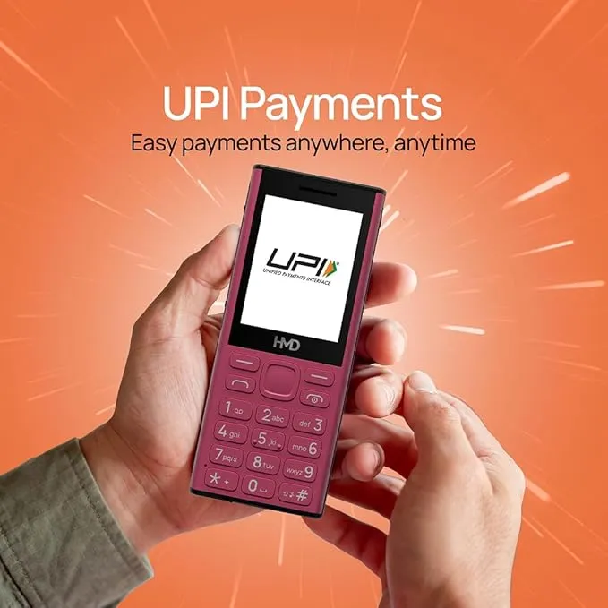 HMD 130 Feature Phone Dual SIM – 2G Connectivity, Compact Design, Durable Keypad, Long-Lasting Battery, FM Radio, Flashlight 3