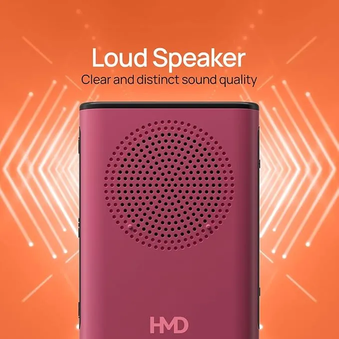 HMD 130 Feature Phone Dual SIM – 2G Connectivity, Compact Design, Durable Keypad, Long-Lasting Battery, FM Radio, Flashlight