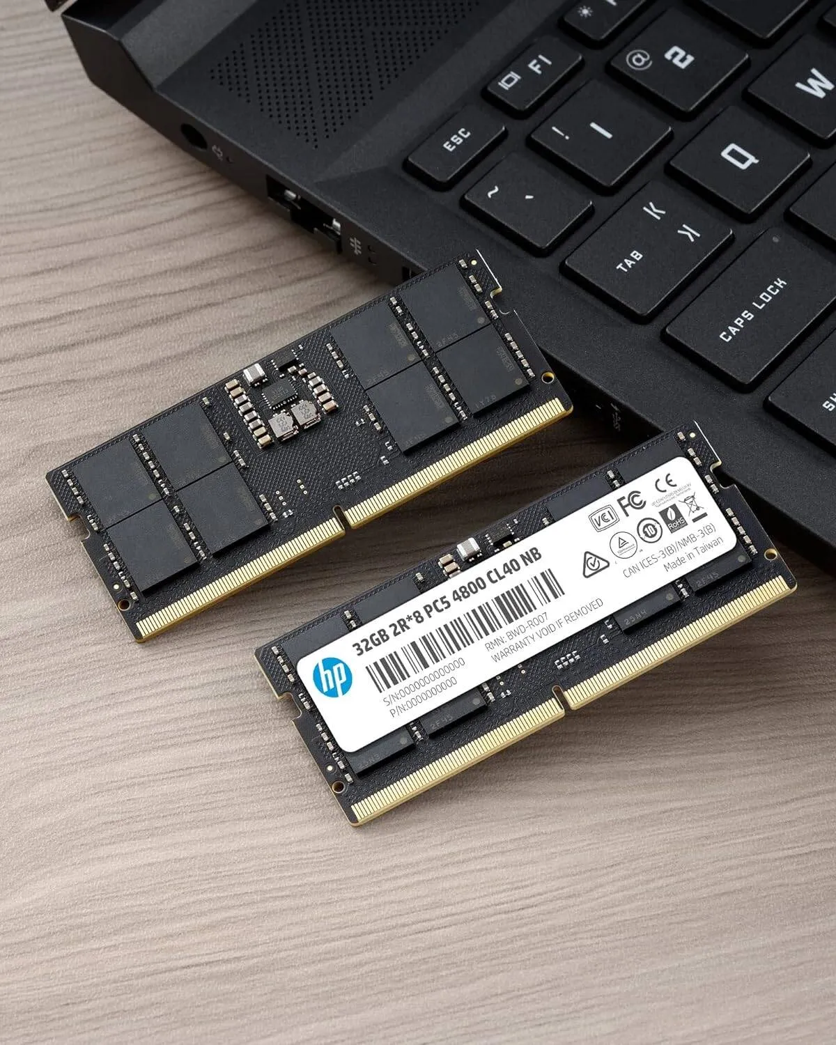 HP X1, 32GB Single Stick Laptop RAM, DDR5, 1x32GB, 4800 MHz, SODIMM, CL40, Non-ECC Memory | 6H311AA#ABB 3