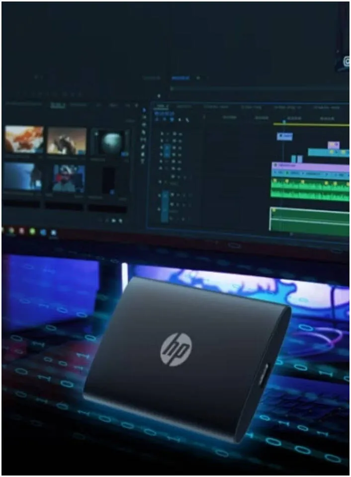 HP P900 Portable Blazing Fast External SSD, 1TB Capacity, Up to 2000 MB/s Sequential Read Speed, Up to 2000 MB/s Sequential Write Speed, USB 3.2 Gen2 x 2, Type-C Cable, Green | 848T7AA#ABB