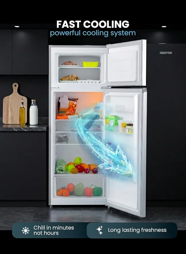 Geepas Refrigerator – GRF2400SXE 4