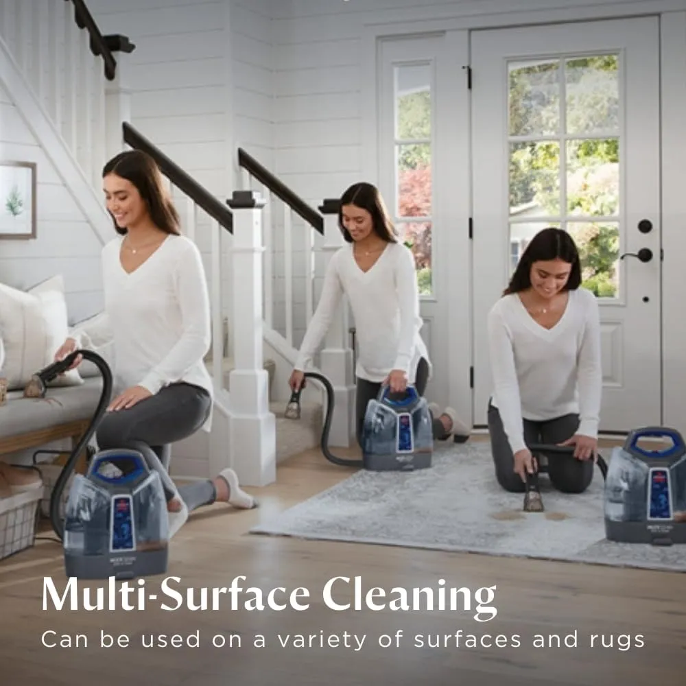 BISSELL | Multiclean Spot & Stain Portable Carpet Cleaner (47202), Permanently Removes Tough Stains, Easy To Use on Multi Surfaces: Sofa, Car And Upholstery