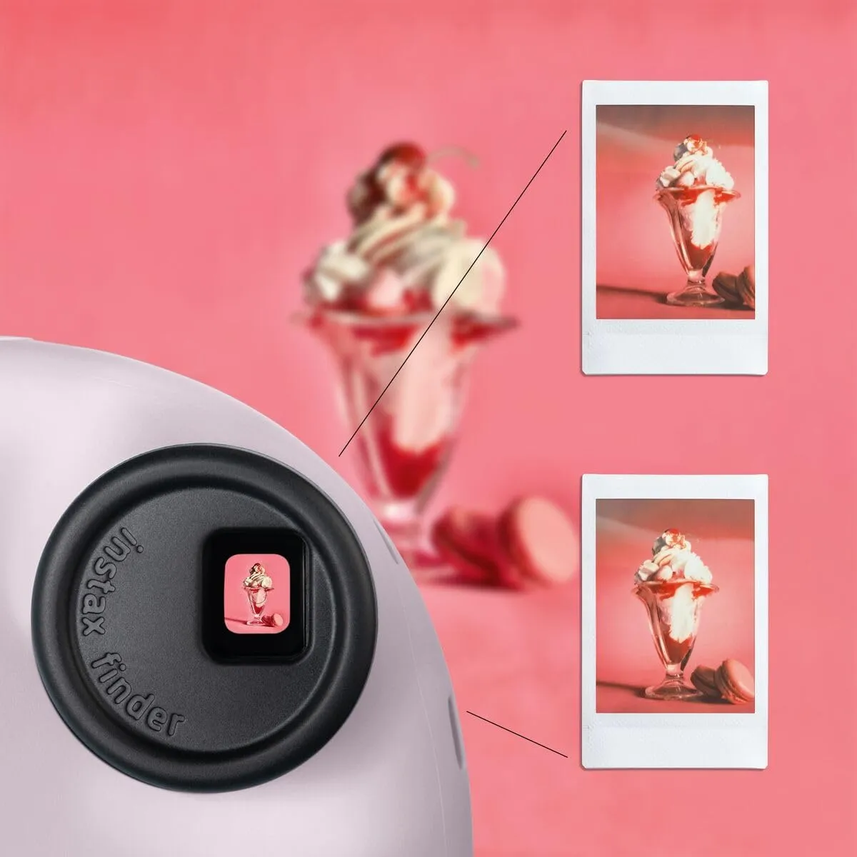 instax mini 12 instant film camera, auto exposure with Built-in selfie lens, Lilac Purple 3