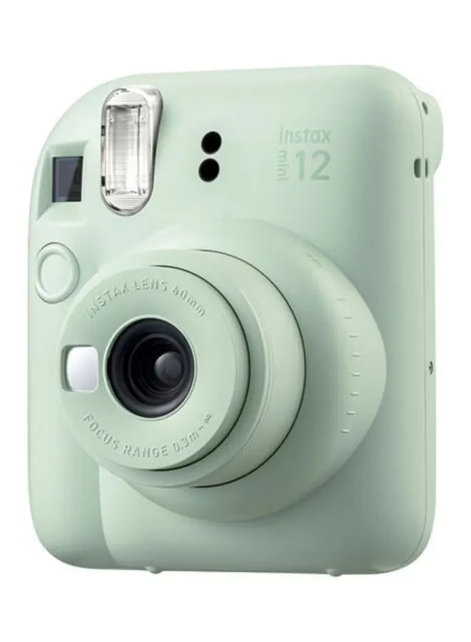 Instax Mini 12 Instant Film Camera With Pack Of 20 Films - Mint Green