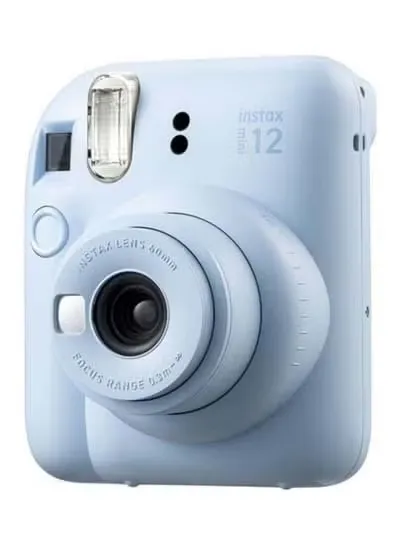 Instax Mini 12 Instant Film Camera With Pack Of 20 Films Pastel Blue 4