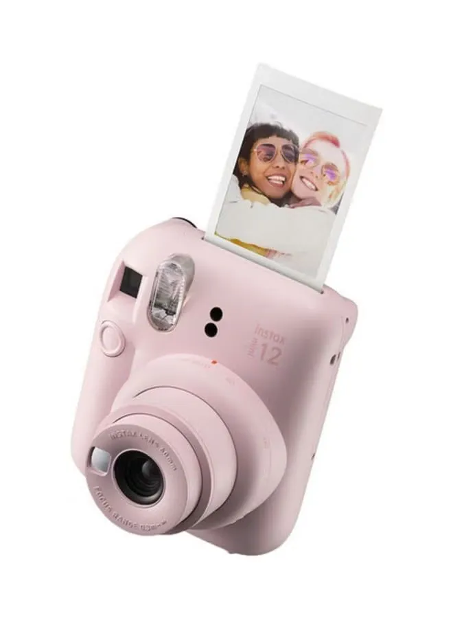 Instax Mini 12 Instant Film Camera With Pack Of 20 Films Blossom Pink