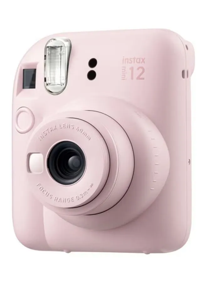 Instax Mini 12 Instant Film Camera With Pack Of 20 Films Blossom Pink 3