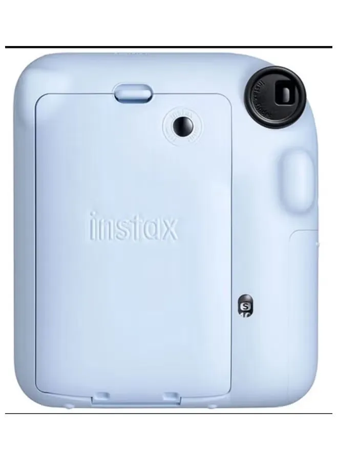 Instax Mini 12 Instant Film Camera With Pack Of 10 Films Pastel Blue 4