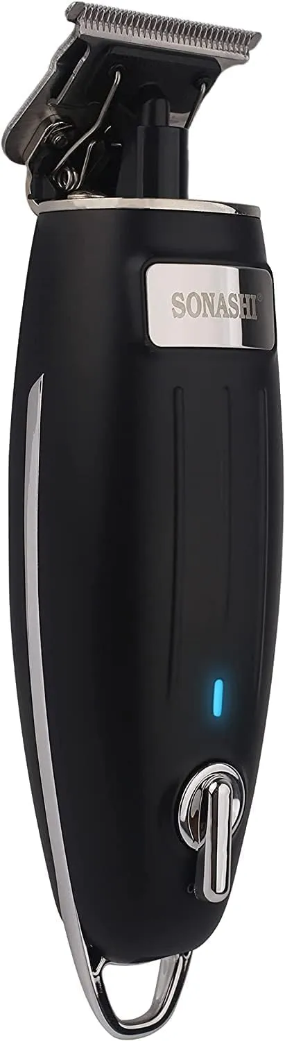 Sonashi SHC-1054 Rechargeable Hair Clipper with Fine Blade, High Speed Motor, Plastic Comb, Continuous Working, Portable, Cordless Hair Clipper- Black  4