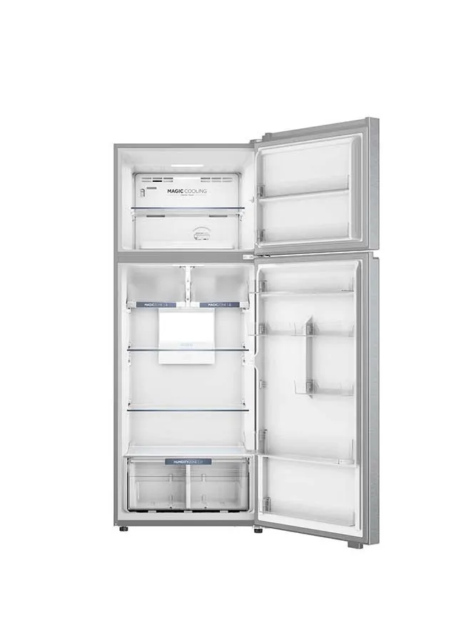 Haier 672L Top Mount Freezer Inverter Refrigerator with No Frost Technology, Multi Airflow System, Twin Inverter Compressor, 4 Star Freezer, LED Lighting & Silver Finish – HRF672VCFMISAE 4