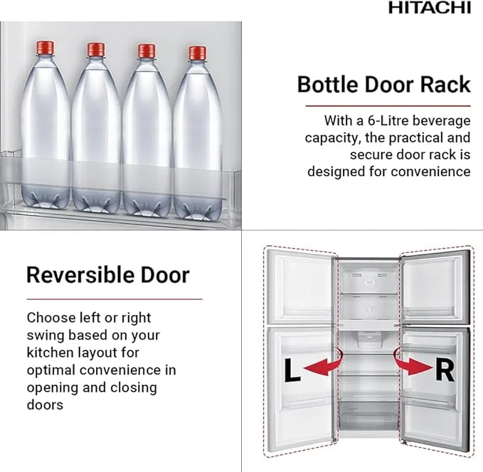 Hitachi 260L Refrigerator – HRTN5198MXAE 3