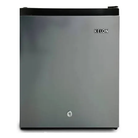 Kelon 60L Single Door Mini Refrigerator with Direct Cool Technology, Compact Design, Freezer Compartment, Mechanical Temperature Control, LED Interior Light, Door Lock & Silver Finish – KRS-06DRS1