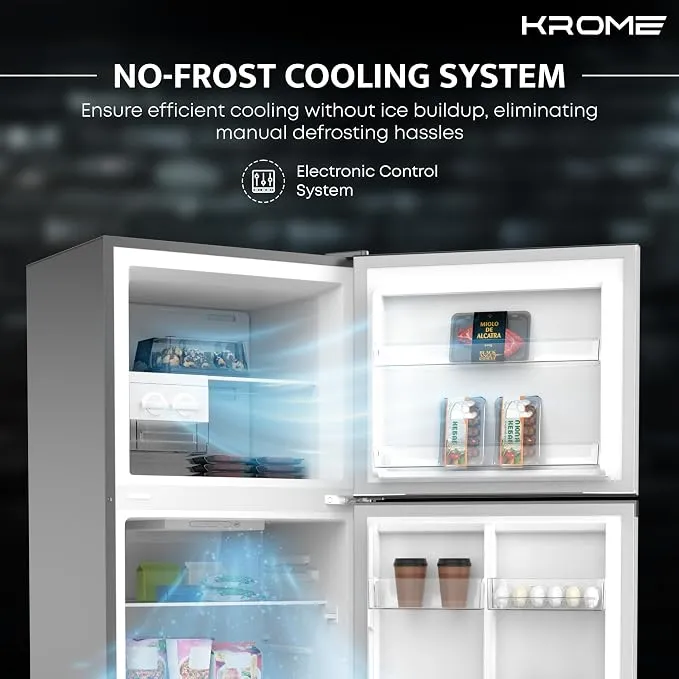 Krome Double Door 565L Im Refrigerator – KR-RFF565 3