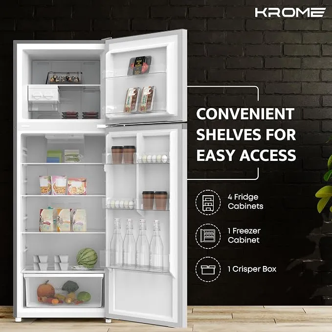 Krome Double Door 565L Im Refrigerator – KR-RFF565 4