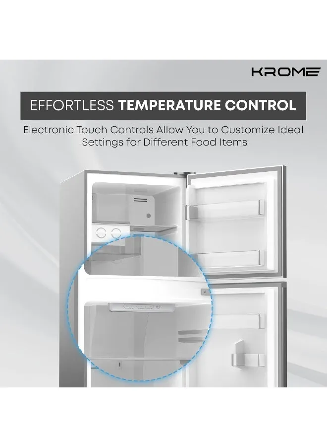 Krome Refrigeragtor 260 Refrigerator – KR-RFF260SM 4