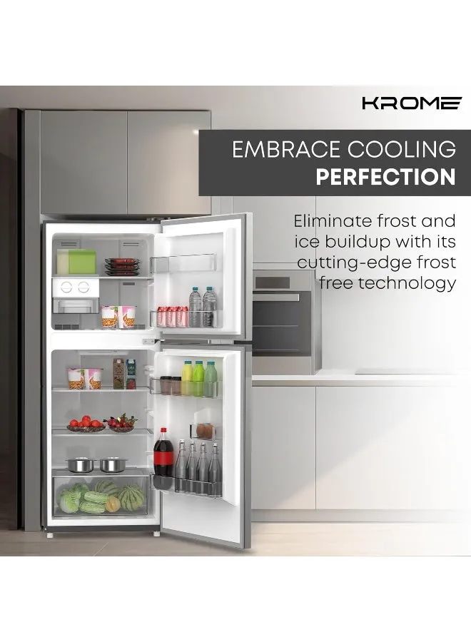 Krome Refrigeragtor 260 Refrigerator – KR-RFF260SM 3