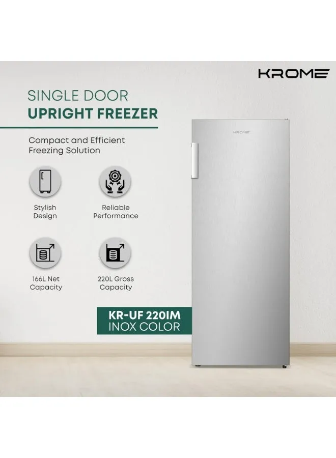 Krome Upright Refrigerator – KR-UF220IM