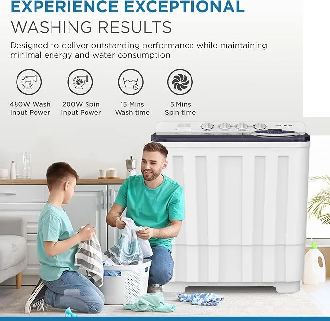 Krome 20KG Twin Tub Washing Machine – KR-WSA200K 4