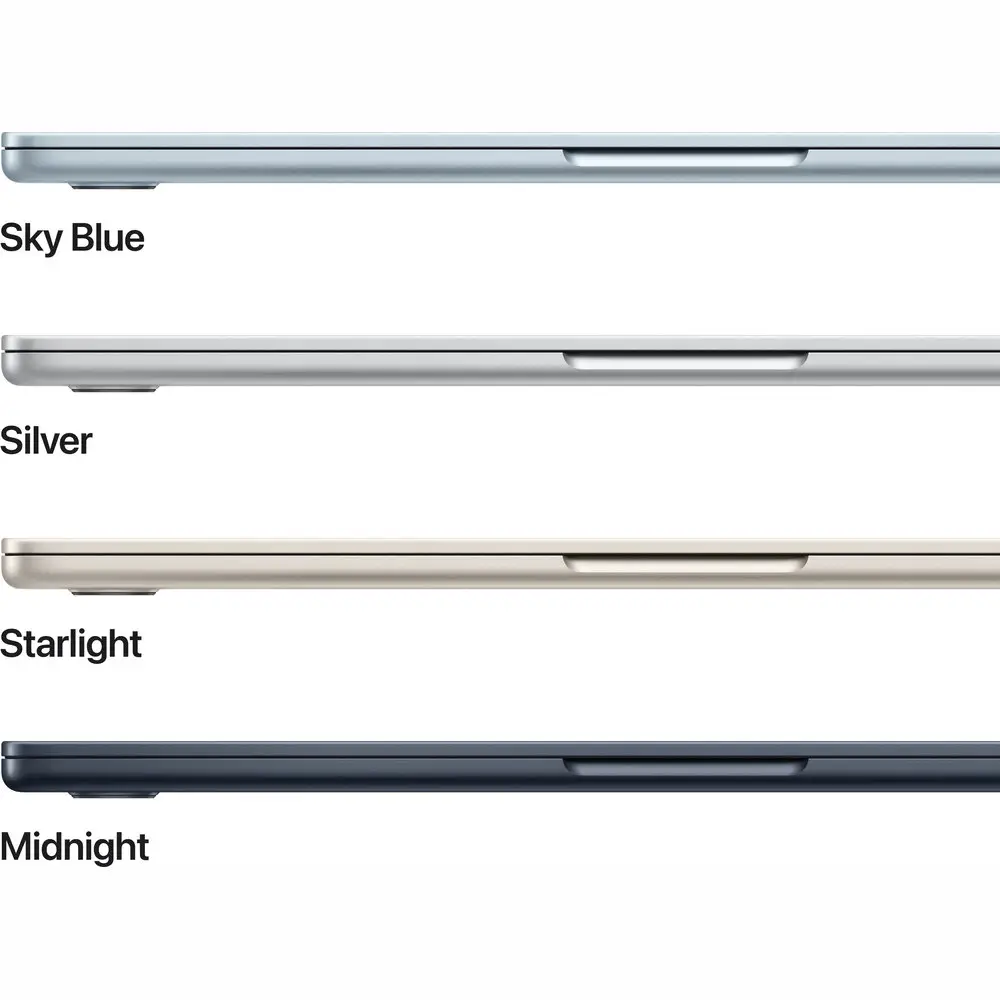 Apple MacBook Air M5 15-inch (2026) – 10-core CPU / 16GB RAM / 1TB SSD / 10‑core GPU / macOS Tahoe / English & Arabic Keyboard / Sky Blue / Middle East Version 3