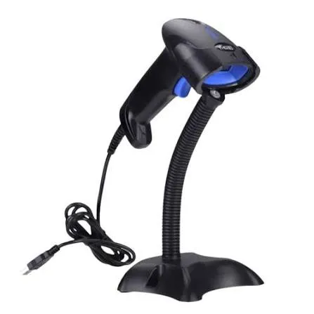 NuvoScan NS500D 2D Barcode Scanner with Desktop Stand, USB Wired Barcode Reader for POS, Retail, Inventory Management, QR Code & 1D/2D Barcode Scanning