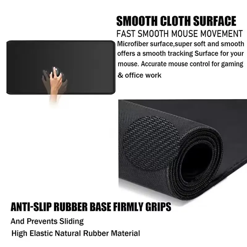 Logitech Mouse Pad 300×600mm White Large Desk Mat with Smooth Surface, Non-Slip Rubber Base, Durable Design for Office, Gaming & Everyday Use 4