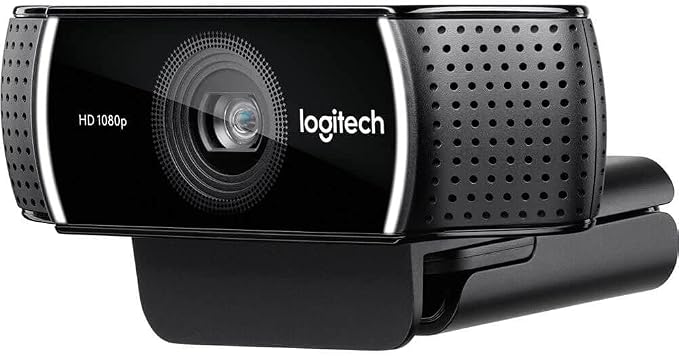 Logitech C922 Pro HD Stream Webcam with Full HD 1080p at 30fps, HD 720p at 60fps, Automatic Light Correction, Dual Stereo Microphones, Tripod Mount, USB-A, Black 3
