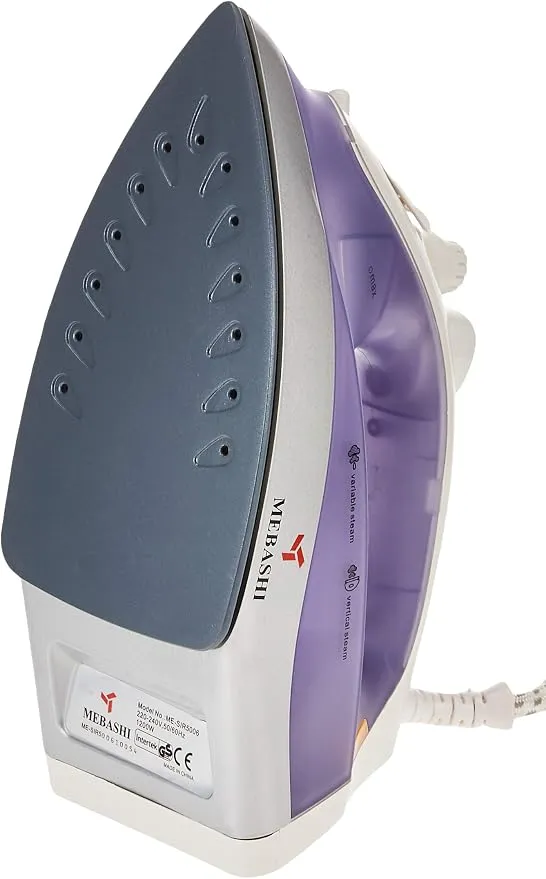 Mebashi Mesir5006 Steam Iron""Min 1 year manufacturer warranty 3