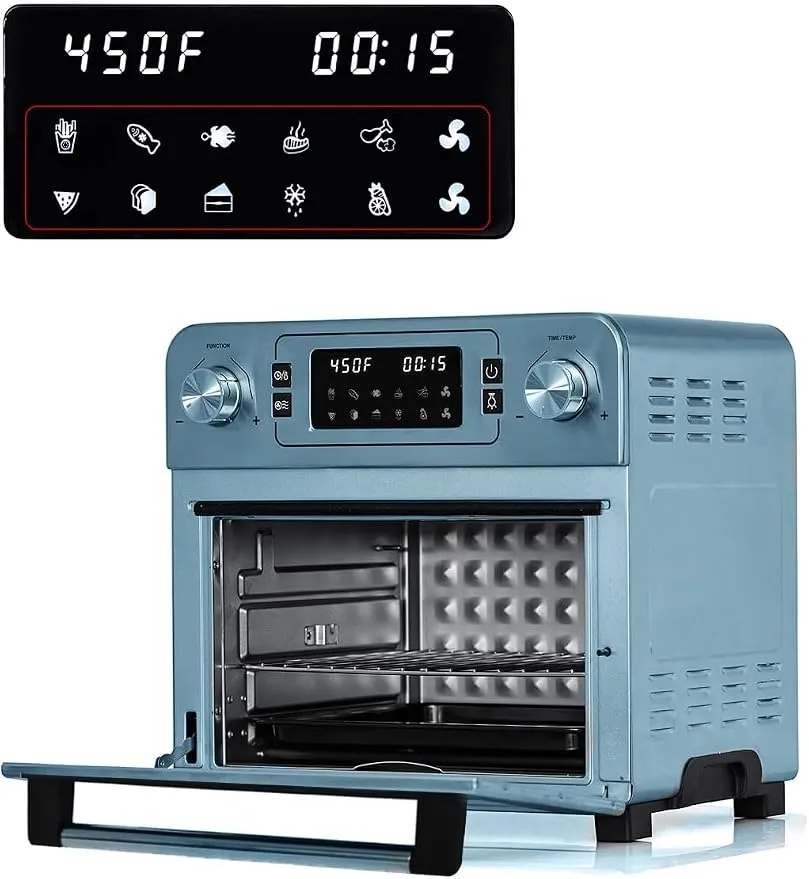 MEBASHI Air Fryer Oven (VDE) with LED Display, 1700W 23L Capacity, Touch Button Control, 10 Pre-Set Programs (ME-AFO995)