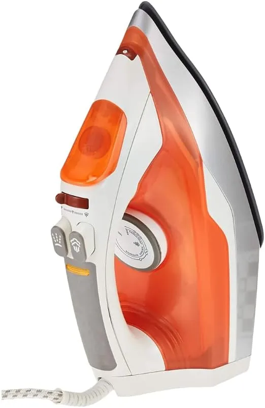 MEBASHI ME-SIR5003 Advanced Ceramic Steam Iron - 280ml, Orange (2000W) 3