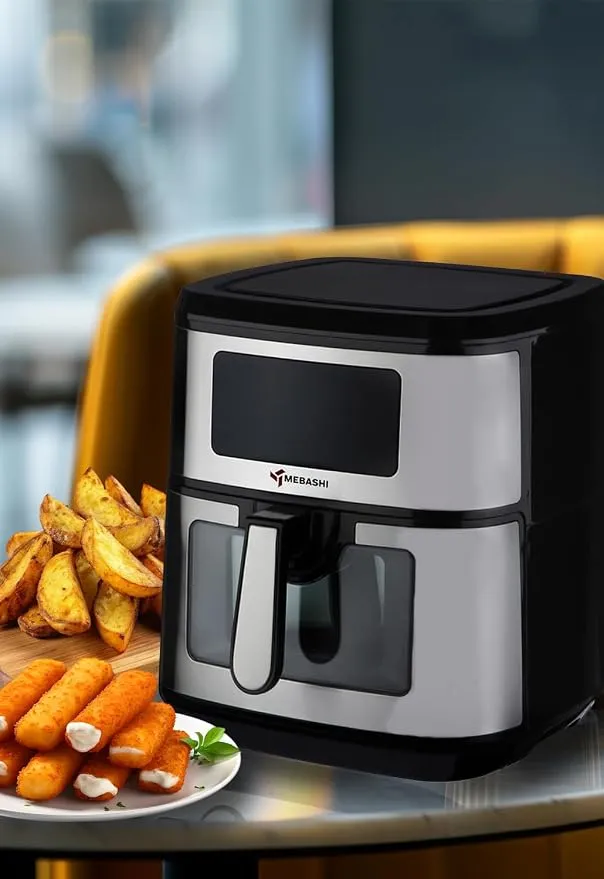 MEBASHI Air Fryer with Digital Screen, 1800W 9.2L Capacity, Non-Stick Coating, 9 Programs, High Speed Air Circulation (ME-AF998) 4