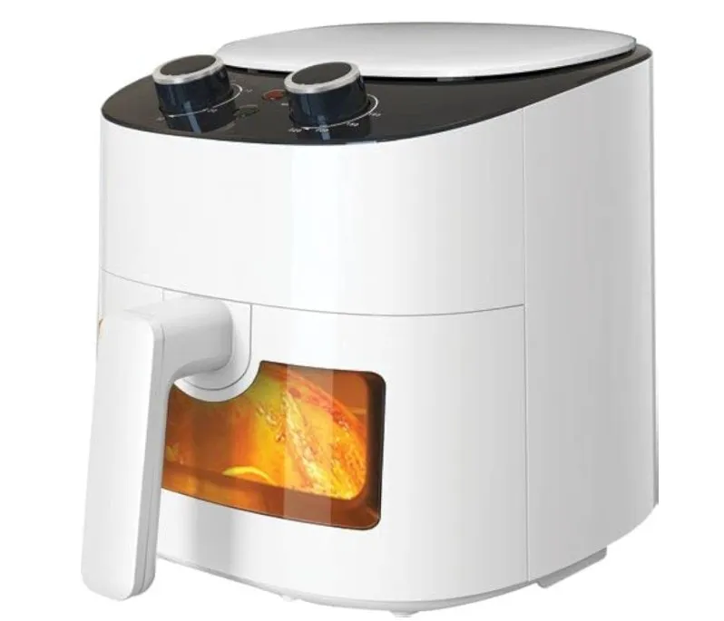 Admiral Air Fryer 3.7L, 1300W, Classic Knob Control, Transparent Window, Detachable Basket, Cool Touch Handle, Dishwasher Safe, ADAF37BL