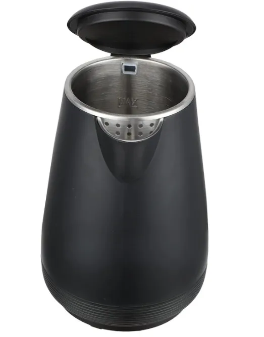Admiral Electric Kettle 1L, With Open Lid Opening Function, Double Layered, Boil Dry Protection, Black, 1 Year Warranty, ADKT170GSS3. 4