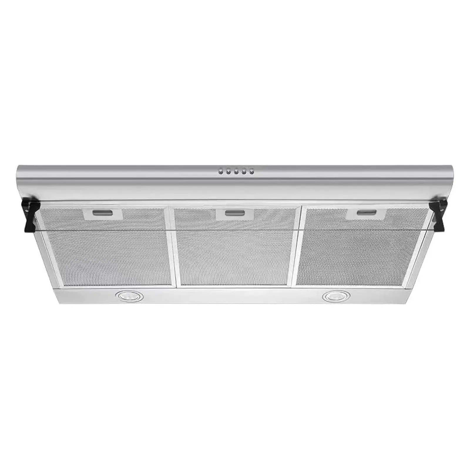 Admore 90cm Cooker Hood Stainless Steel A-KH90S – Under Cabinet Convertible Kitchen Hood, Twin Motor, LED Light, 3 Speed Control, Aluminum Mesh Filter