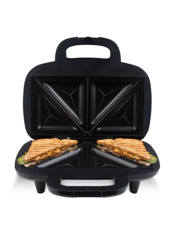 Afra 2 Slice Sandwich Maker AF-20700TOSS – 700W Non-Stick Grill & Sandwich Maker, Stainless Steel Body, Cool Touch Handle, Locking System 3