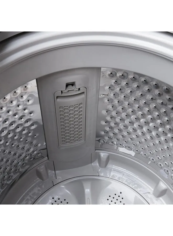 Afra 8KG Fully Automatic Top Load Washing Machine AF-8145WMWT – Grey, 400W, Multiple Wash Programs, LED Display, Compact Design, Transparent Lid 4