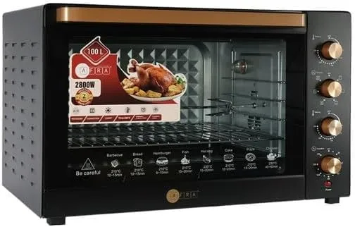 Afra Electric Oven 100l AF-1028OTBK
