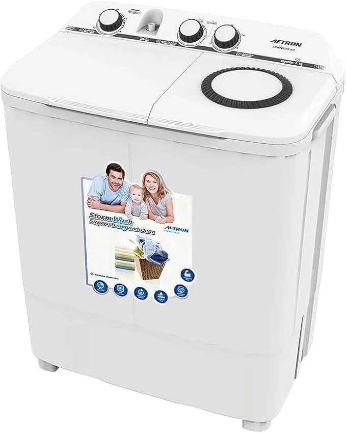 Aftron 7KG Twin Tub Washing Machine – AFW78200K