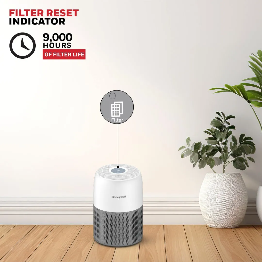 Air Purifier for Home & Office, 3-in-1 filter - Pre-Filter, H13 HEPA Filter, Activated Carbon Filter, Removes 99.99% Pollutants, Allergens, Pet Danger, Smoke, Dust & Pollens - Air touch V1 HC000026/AP/V1/UK Air Touch V1 White 3