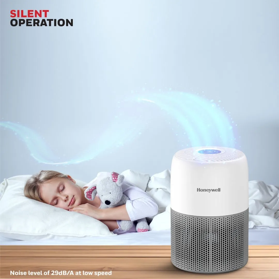 Air Purifier for Home & Office, 3-in-1 filter - Pre-Filter, H13 HEPA Filter, Activated Carbon Filter, Removes 99.99% Pollutants, Allergens, Pet Danger, Smoke, Dust & Pollens - Air touch V1 HC000026/AP/V1/UK Air Touch V1 White 5