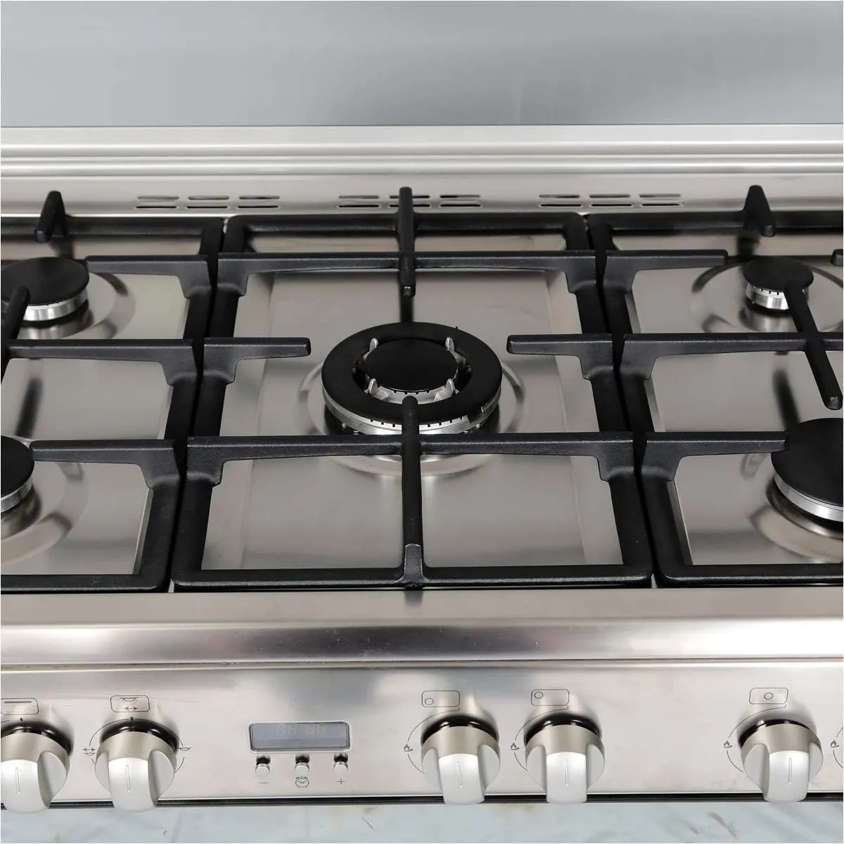 Akai 5-Hob Gas Cooker with Gas Oven CRMA-960SC (Silver) 2