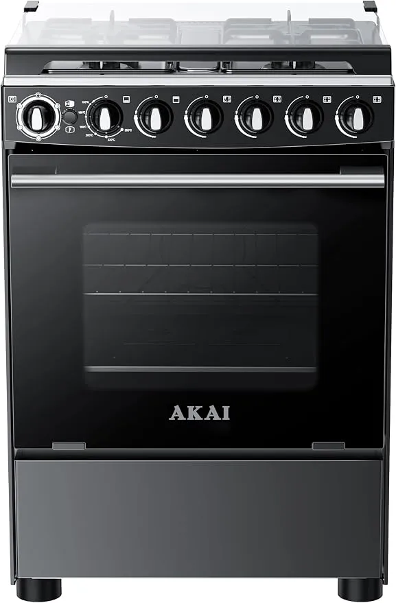 Akai GAS COOKER 60CM CRMAM66BCFS 2