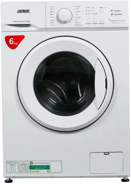 Akai WASHING MACHINE FRONT LOAD 6KG MWMA6000SWF19
