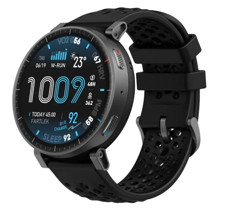 Amazfit Active Max Smartwatch 1.5 Inch AMOLED Display, 25 Day Battery, Offline Maps, NFC, GPS, 4GB Memory, 170+ Sports Modes, 5 ATM Water Protection, Heart Rate & Sleep Tracking for Android & iPhone